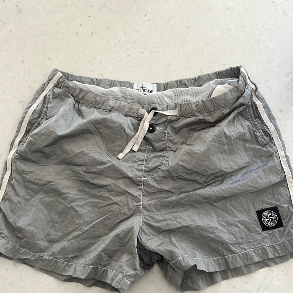 Stone Island Swim trunks - Silver - Large